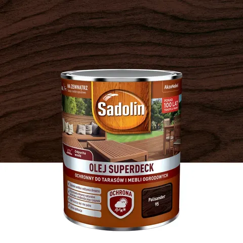 Olej do tarasów SUPERDECK 0.75 l Palisander SADOLIN – zdjęcie 2