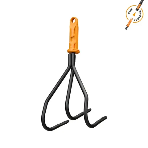 Fiskars Kultywator OneClick – Pomarańczowo-czarny – zdjęcie 2