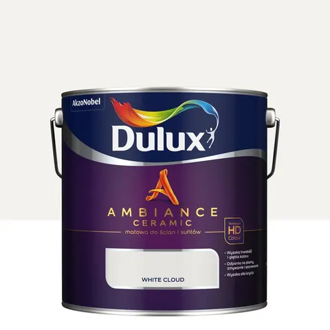 Farba Dulux Ambiance Ceramic white cloud 2,5l – zdjęcie 2