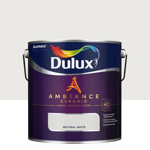 Farba Dulux Ambiance Ceramic Neutral white 2.5 l – zdjęcie 2