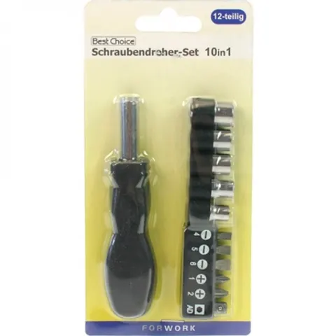 Best Choice Screwdriver + 11 Bit-plugs – image 2