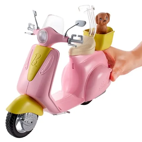 Barbie Mo-Ped Scooter With Doll & Dog – image 2