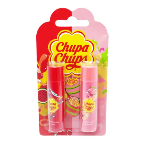 Chupa Chups Watermelon & Peach Lip Balm - 2 pcs – image 2