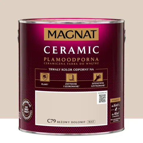Farba Magnat Ceramic beżowy dolomit 2,5L – zdjęcie 2
