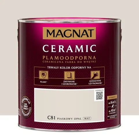 Farba Magnat Ceramic piaskowy opal 2,5L – zdjęcie 2