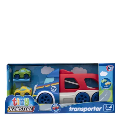 Teamsterz Tiny Transporter with 2 Soft Touch Cars – image 2