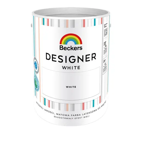 Farba Beckers Designer White 5 l – zdjęcie 2