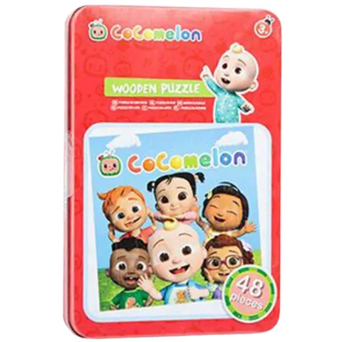 CoComelon Wooden Puzzle Tin – 48 Pcs – image 2