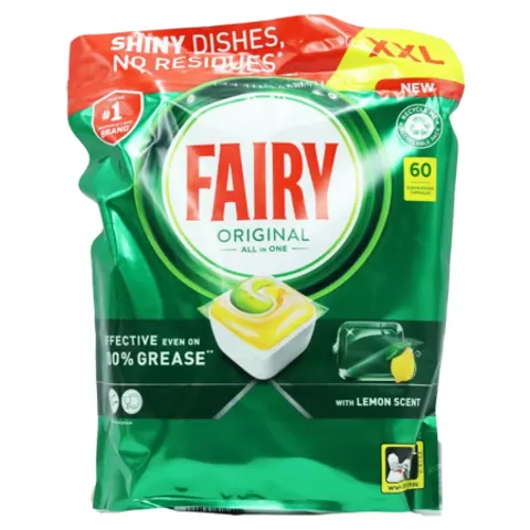 Fairy Original All-In-One Dishwasher Tablets – 60 Pcs – image 2