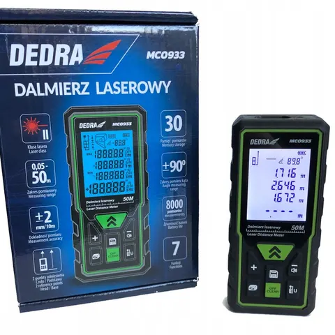 Dedra Dalmierz laserowy MC0933 50 m – zdjęcie 2