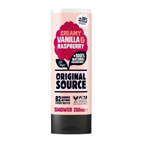 Original Source Creamy Vanilla Milk & Raspberry Shower Gel - 250 ml – image 3