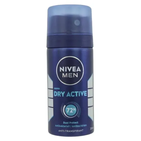 Nivea Men Dry Active 72H Antiperspirant Spray - 35 ml – image 2