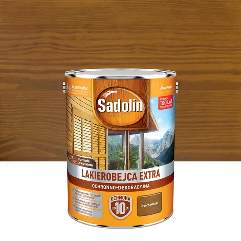 Sadolin Lakierobejca Extra orzech włoski 5 l – zdjęcie 2