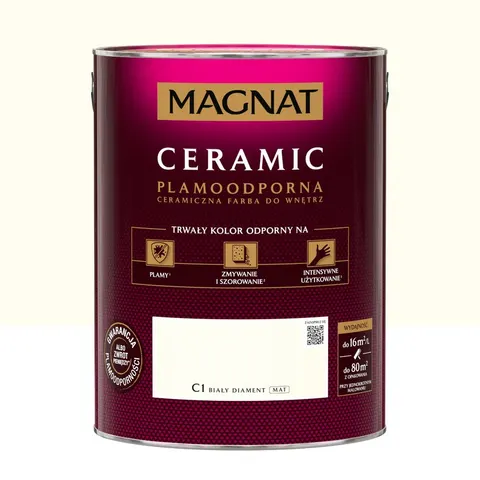 Farba Magnat Ceramic Biały diament 5 l – zdjęcie 2