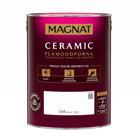 Farba Magnat Ceramic Biały 5 l – zdjęcie 2