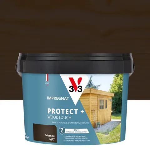 V33 Impregnat Protect+ palisander 9L – zdjęcie 2