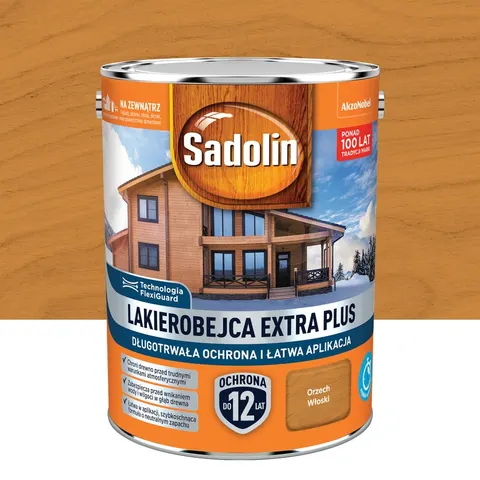Lakierobejca Extra Plus Orzech włoski 4.5 l Sadolin – zdjęcie 2
