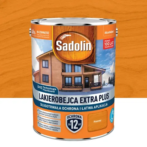 Lakierobejca Extra Plus Pinia 4.5 l Sadolin – Piniowy – zdjęcie 2