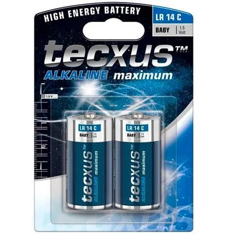 Tecxus Alkaline Maximum C Batteries – image 2