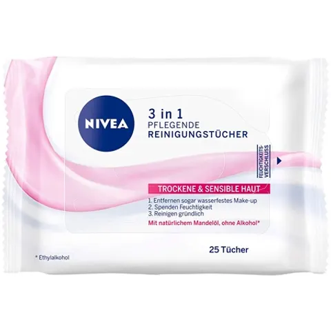 Nivea 3-in-1 Cleansing Wipes - 25 pcs – image 2