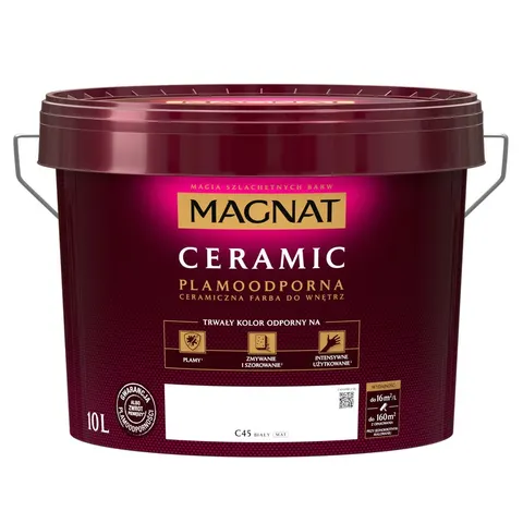 Farba Magnat Ceramic Biały 10 l – zdjęcie 2