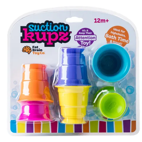 Fat Brain Suction Kupz Sensory Stacking Toy – image 2