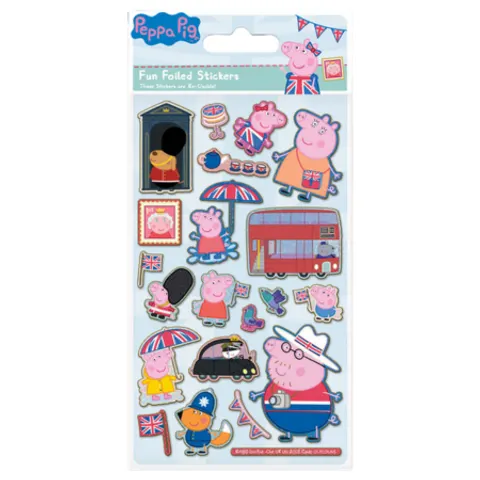 Peppa Pig Glorious Britain Foil Stickers – image 2