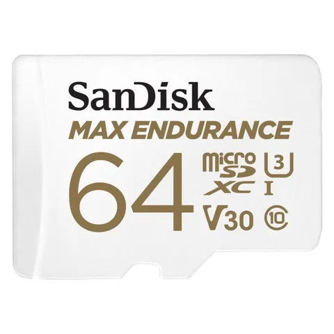 Sandisk 64 Gb micro Sd XC Max Endurance Do Kamer – zdjęcie 4
