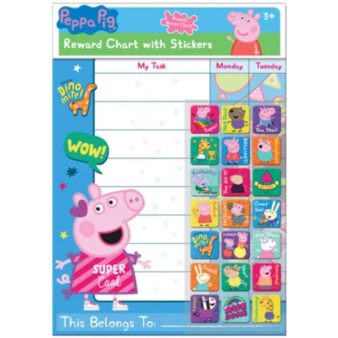 Peppa Pig Reward Chart with Stickers – image 2