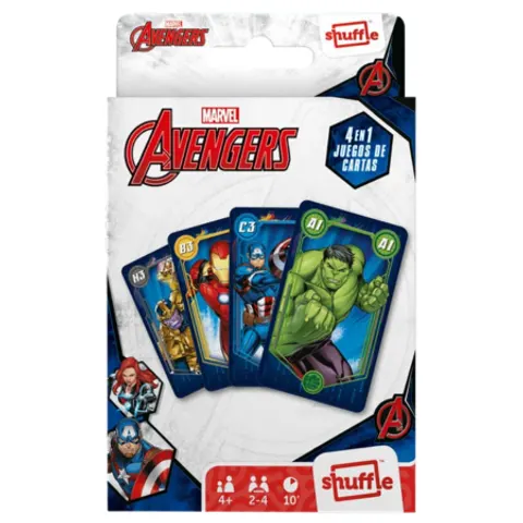 Marvel Avengers Shuffle 4-in-1 Card Game – image 2