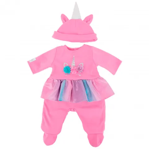 Tiny Treasure Pink Unicorn Doll Clothes – image 2