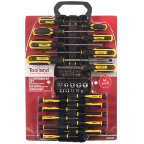 Toolland HSET08N Screwdriver & Bit Set - 44 pieces – image 2