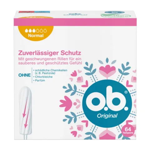 O.B. Original Normal Tampons - 64 pcs – image 3