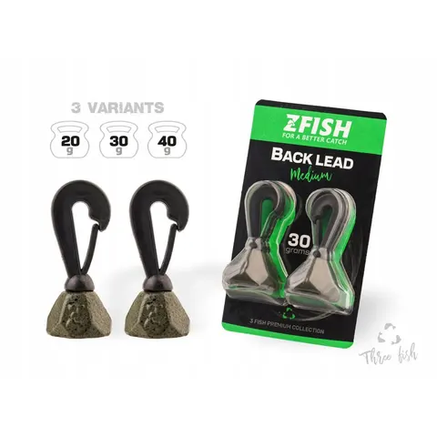 Zfish Back Lead 2 ks 30g – zdjęcie 4