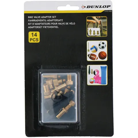 Zestaw 14 adapterów do pompek Dunlop – zdjęcie 3
