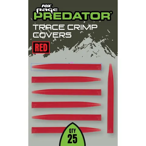 Fox Rage Red Trace Crimp Covers 25szt. Nasadki – zdjęcie 2