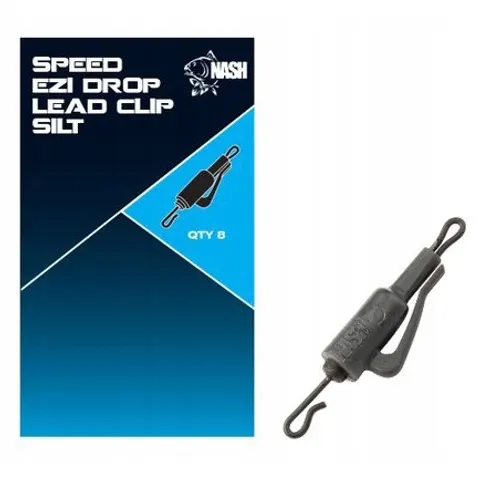 Nash Speed Ezi Drop Lead Clip Silt – zdjęcie 2