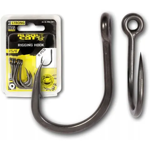 Haczyk Black Cat Rigging Dg, #6/0 (6szt) – zdjęcie 4