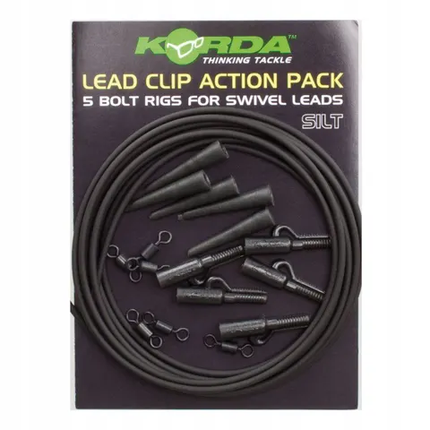 Zestaw Korda Lead Clip Action Pack Silt – zdjęcie 2