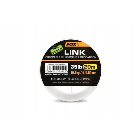 Fox Edges Link Crimpable Illusion Fluorocarbon – zdjęcie 4