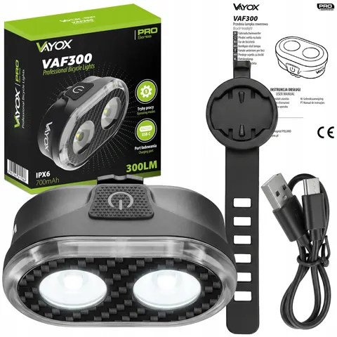 Lampka rowerowa Vayox VAF300 – zdjęcie 2