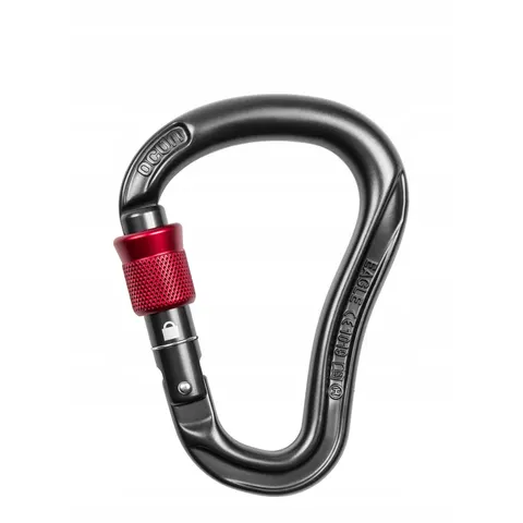 Karabinek Ocun Eagle Hms Screw anthracite/red – zdjęcie 2