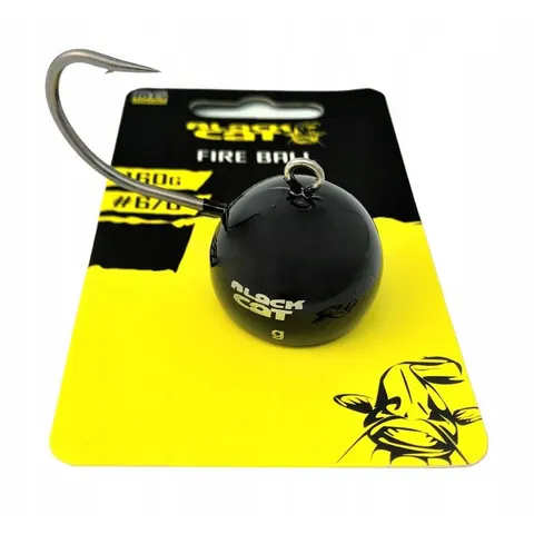 Black Cat Jig Fire-Ball Černá, 160g – zdjęcie 2