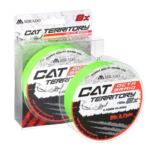 Mikado Cat Territory Octa Braid 0,40 150m fluo – zdjęcie 3