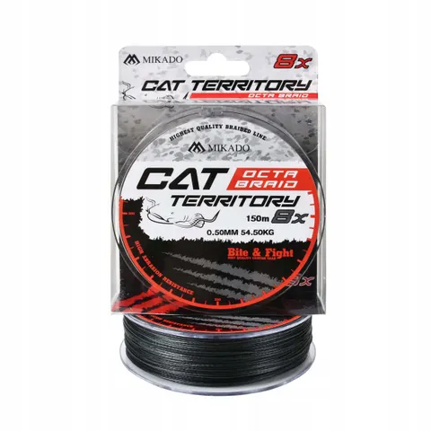 Mikado Cat Territory Octa Braid 0,50 150m green – zdjęcie 5