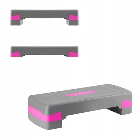 AS003 Gray/pink Step Do Aerobiku Hms – zdjęcie 3