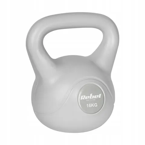 Rebel Kettlebell Active 16 kg, szary – zdjęcie 2