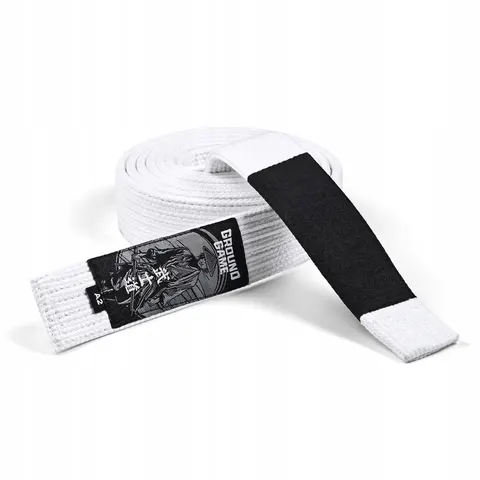 Ground Game Pas Premium do Bjj Biały A2 White – zdjęcie 2