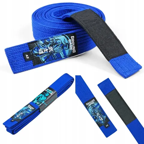 Pas do Bjj Ground Game Premium Niebieski r. A2 – zdjęcie 2