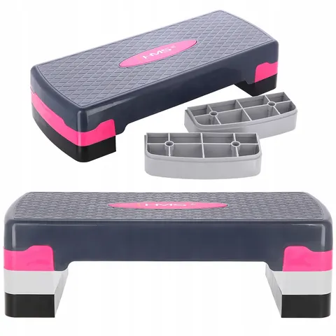 AS002 Pink/grey Step Do Aerobiku Hms – zdjęcie 3